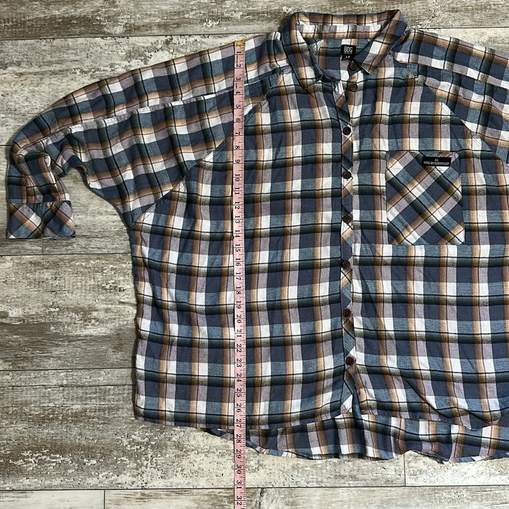 BDG Urban Outfitters Oversized Brendan Women’s Flannel Shirt - Picture 9 of 13